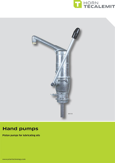 PCL Piston Pumps for Lubricating Oils