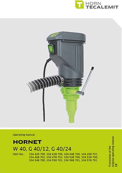PCL HORNET W 40, G 40/12, G 40/24