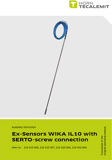 PCL Ex-Sensors WIKA IL10 with SERTO-screw connection