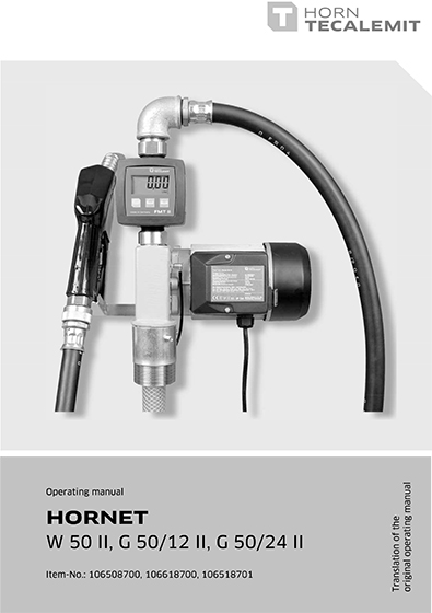 PCL HORNET W 50 II, G 50/12 II, G 50/24 II