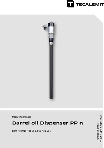 PCL Barrel Oil Dispenser PP n