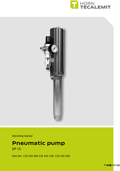 PCL DP 15 Pneumatic Pump