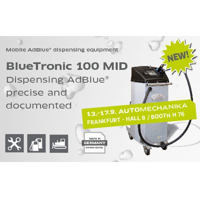 TECALEMIT BlueTronic 100 MID 全新上市 